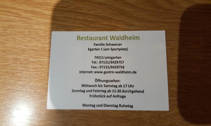 Gaststätte Waldheim